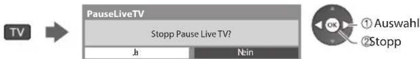 PANASONIC Viera TX-P55VT30J - Rückkehr zum Live TV-Modus - 1