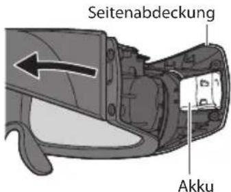 PANASONIC Viera TX-P55VT30J - Herausnehmen des Akkus - 2