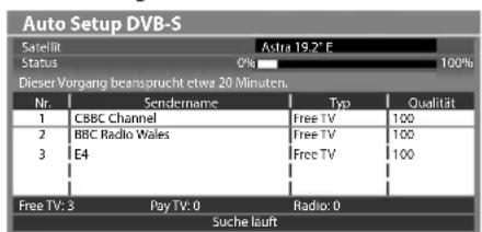 PANASONIC Viera TX-P55VT30J - Start Auto Setup (Die Einstellungen werden automatisch vorgenommen) - 4