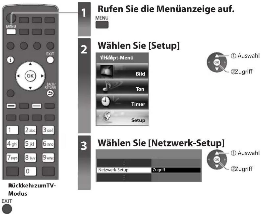 PANASONIC Viera TX-P55VT30J - Netzwerk-Setup - 1