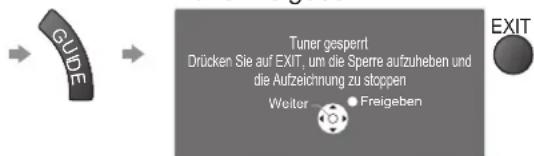 PANASONIC Viera TX-P46VT20E - Beenden der Aufzeichnung - 3