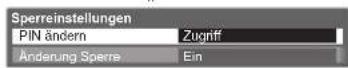 PANASONIC Viera TX-P46VT20E - Sperren Sie die Bildeinstellungen Sperreinstellungen - 5