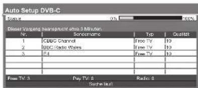 PANASONIC Viera TX-P46VT20E - Starten Sie die automatische Senderabstimmung. - 3