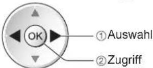 PANASONIC Viera TX-P46VT20E - Wählen Sie das Symbol, auf das Sie zugreifen möchten. - 2