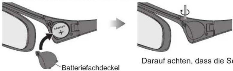 PANASONIC Viera TX-P46VT20E - Ersetzen der Batterie - 3