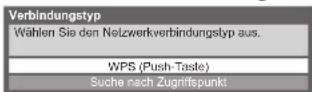 PANASONIC Viera TX-P46VT20E - Die Einrichtung der Wireless-LAN-Verbindung startet - 1
