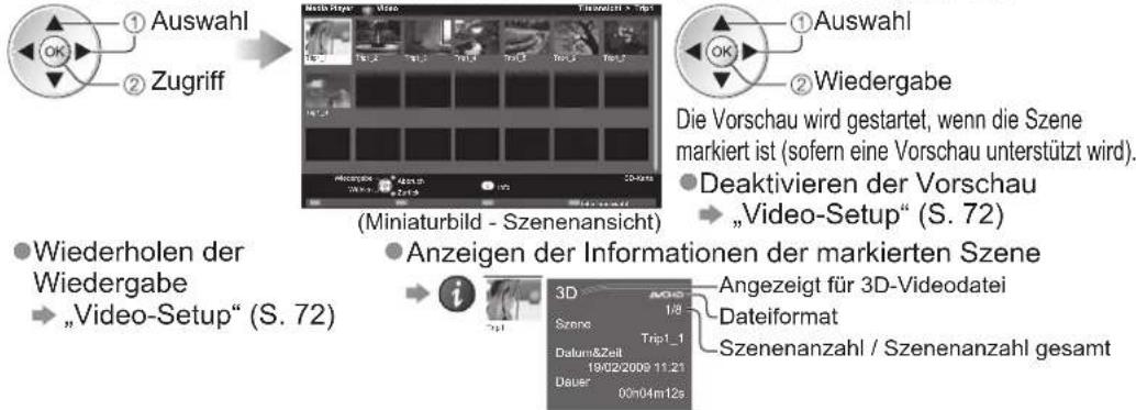 PANASONIC Viera TX-P46VT20E - ■Wiedergabe ab der ausgewählten Szene im Titel (AVCHD oder MPEG2) - 1