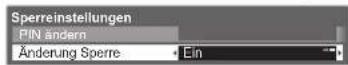 PANASONIC Viera TX-P46VT20E - Sperren Sie die Bildeinstellungen Sperreinstellungen - 3