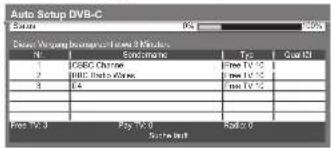 PANASONIC Viera TX-P46VT20E - ● Auto Setup DVB-C - 1