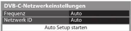 PANASONIC Viera TX-P50ST33E - [DVB-C-Netzwerkeinstellungen] - 1