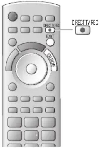 PANASONIC Viera TX-P50ST33E - Direkte TV-Aufzeichnung - Aufzeichnung des laufenden Fernsehprogramms - 1