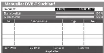 PANASONIC Viera TX-P50ST33E - Stellen Sie die Frequenz für jeden Kanal ein - 1