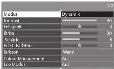 PANASONIC Viera TX-P50ST33E - Wählen Sie den gewünschten Eintrag. - 1