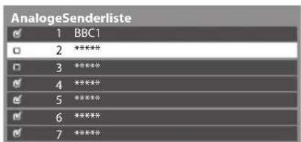 PANASONIC Viera TX-P46ST33E - Auswahl eines Senders und Einblenden / Verdecken - 1