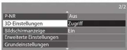 PANASONIC Viera TX-P46ST33E - Wählen Sie [3D-Einstellungen] - 1