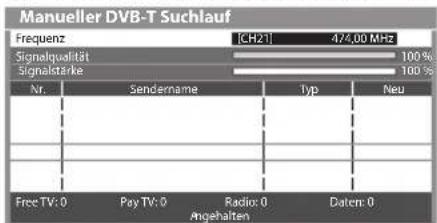 PANASONIC Viera TX-P46ST33E - Stellen Sie die Frequenz für jeden Kanal ein - 1
