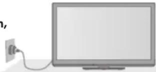 PANASONIC Viera TX-P46ST33E - Handhabung von Netzstecker und Netzkabel - 2