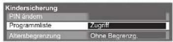 PANASONIC Viera TX-P42X25ES - ② Wählen Sie „Programmliste“. - 1