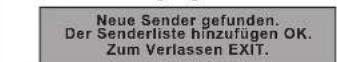 PANASONIC Viera TX-P42X25ES - Benachrichtigung anzeigen Neue Sender melden - 1