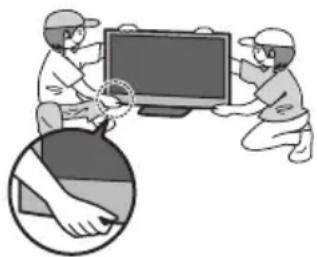 PANASONIC Viera TX-P42ST33ES - Setzen Sie den Bildschirm keiner starken äußeren Einwirkung oder Erschütterung aus - 1