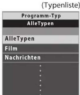 PANASONIC Viera TX-P42ST33ES - ■ Anzeigen einer Programmliste des gewählter ■ Anzeigen einer Programmliste der Programm-Typs (DVB-Modus) gewählten Kategorie - 2