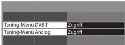 PANASONIC Viera TX-P42ST33ES - Wählen Sie [Tuning-Menü DVB-T] oder [Tuning-Menü Analog] - 1