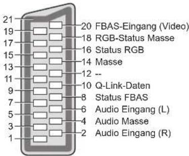 PANASONIC Viera TX-P37X25ES - ■AV2 SCART-Buchse - 1