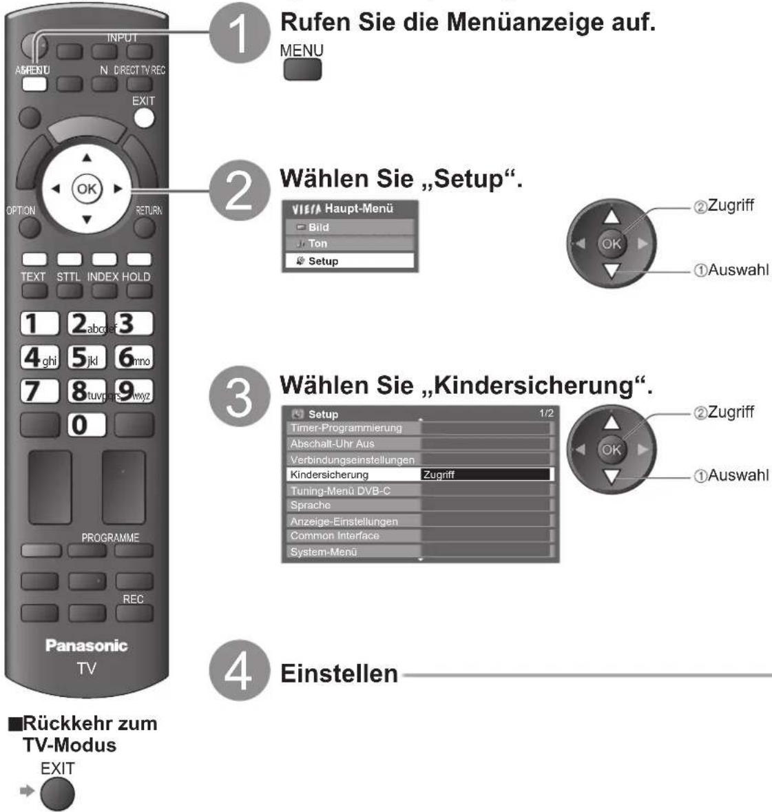 PANASONIC Viera TX-P37X25ES - Kindersicherung - 1