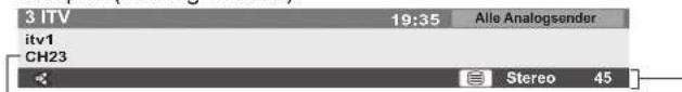 PANASONIC Viera TX-P37X25ES - Anzeigen des Informationsbanners - 3
