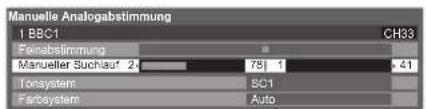 PANASONIC Viera TX-P37X25ES - ■Manueller Suchlauf - 1