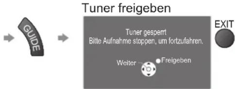 PANASONIC Viera TX-P37X25ES - ■Beenden der Aufzeichnung - 1