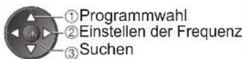 PANASONIC Viera TX-P37X25ES - Manuelles Einstellen des DVB-Programms Manueller Suchlauf - 4