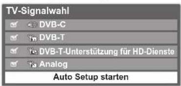 PANASONIC Viera TX-P37X25ES - Wählen Sie „Auto Setup starten“ aus - 1