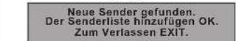 PANASONIC Viera TX-P37X25ES - Benachrichtigung anzeigen Neue Sender melden - 1