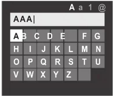 TOSHIBA Regza 42YL875 - So geben Sie Text über die Software-Tastatur ein: - 1
