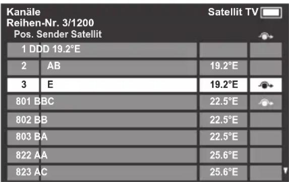 TOSHIBA Regza 42YL875 - Kanäle (Satellit) - 1