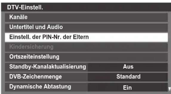 TOSHIBA Regza 42YL875 - Einstell. der PIN-Nr. der Eltern - 2