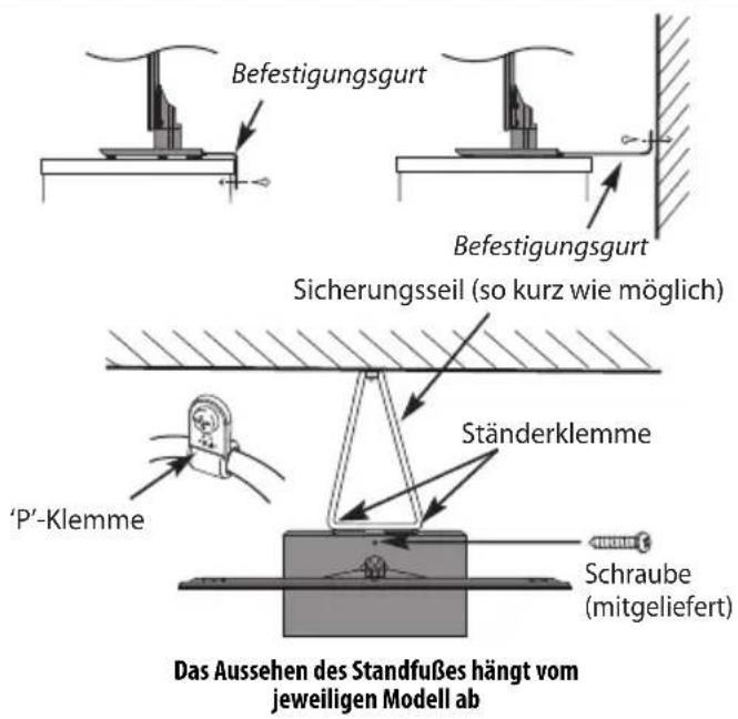 TOSHIBA Regza 42YL875 - Verwendung einer Wandhalterung - 1
