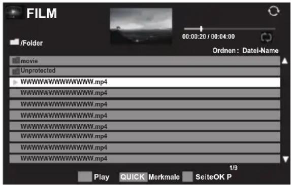 TOSHIBA Regza 42YL875 - Ansehen von Filmen (auf einem DLNA CERTIFIED™-Server oder einem USB-Gerät) - 1