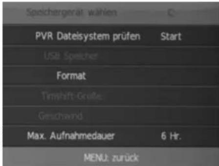 XORO HTL 5570 3D - Vorbereiten des Datenträgers - 1
