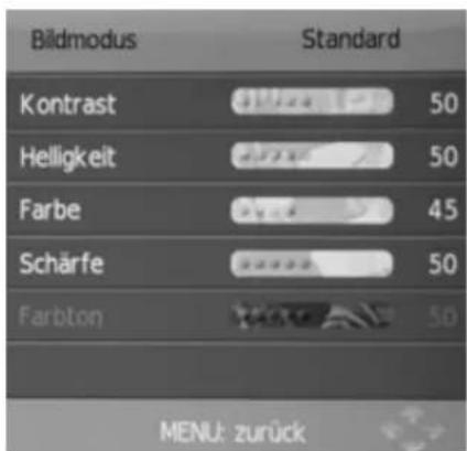 XORO HTL 5570 3D - Menübedienung - 2