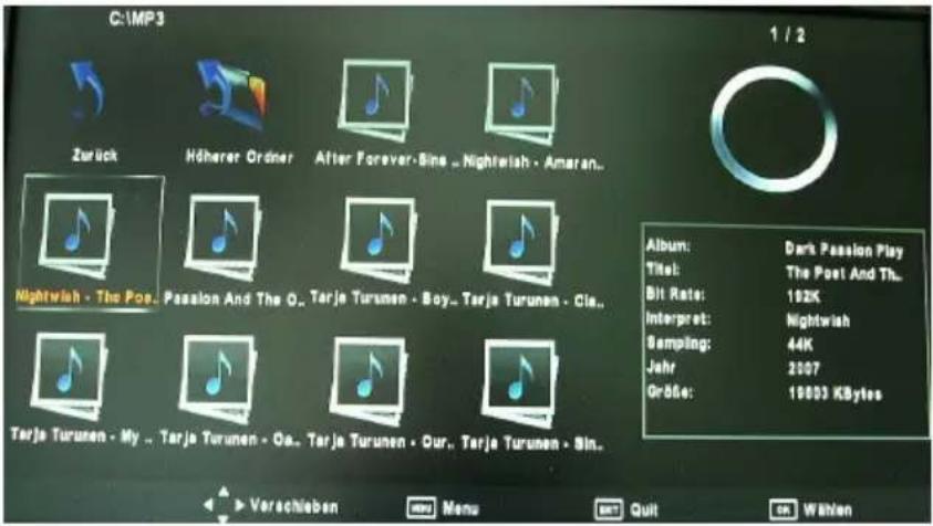 XORO HTC 1536D - Musik abspielen - 1