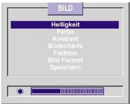BILD Helligkeit Farbe Kontrast Bildschärfe Farbton Bild Format Speichern