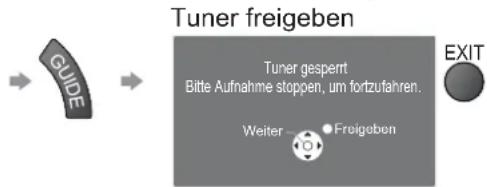 PANASONIC Viera TX-L40S20E - ■Beenden der Aufzeichnung - 1