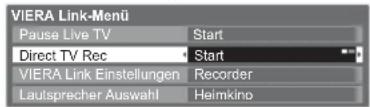 PANASONIC Viera TX-L40S20E - Direkte TV-Aufzeichnung – Aufzeichnung des laufenden Fernsehprogramms Direct TV Rec - 3