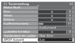 PANASONIC Viera TX-L40S20E - Audioausgangseinstellungen - 5