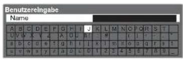 PANASONIC Viera TX-L40S20E - ■Eingeben von Zeichen über die eingeblendete Tastatur - 1