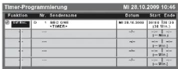 PANASONIC Viera TX-L40S20E - Wählen Sie die Funktion aus (Erinnerung oder Ext. Rec.) - 1