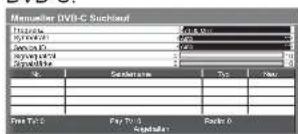PANASONIC Viera TX-L37S20E - Manuelles Einstellen des DVB-Programms Manueller Suchlauf - 1