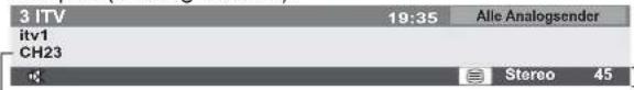 PANASONIC Viera TX-L37S20E - Anzeigen des Informationsbanners - 3
